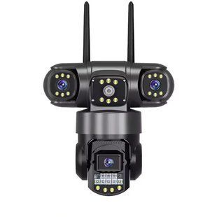 Вулична поворотна Wi-Fi IP-камера відеоспостереження EVKVO SC28 V380 Pro | 3 Лінзи | 16MP sp10052 фото
