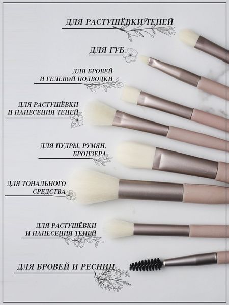 Набір кистей для макіяжу KYLIE 12 штук sp333402 фото