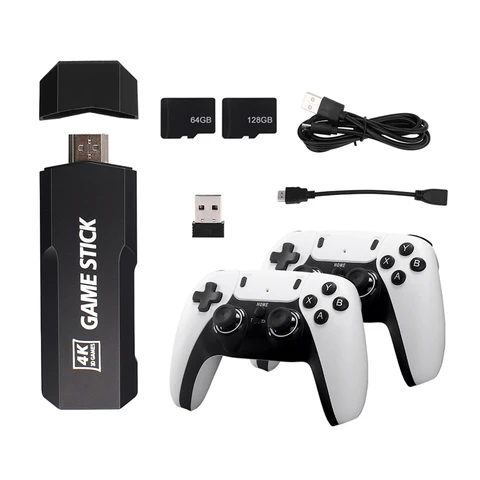 Бездротова ігрова консоль M8 Pro 4K HDMI HD 2,4 ГГц для PS1/FC/GB/GBA, аркадна Ретро ТВ ігрова консоль 20000+ M8 фото