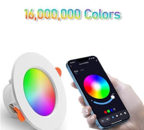 Світильник розумний Tuya Smart LED WiFi вбудований 2700-6500 K 10W MA-281 фото