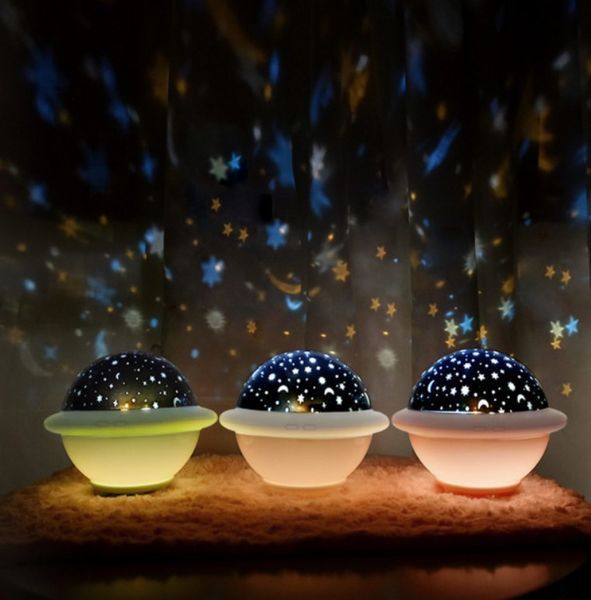 Нічник зоряне небо Night Light projection lamp, Дитячий нічник-проектор, М'який лід нічник pr3794 фото