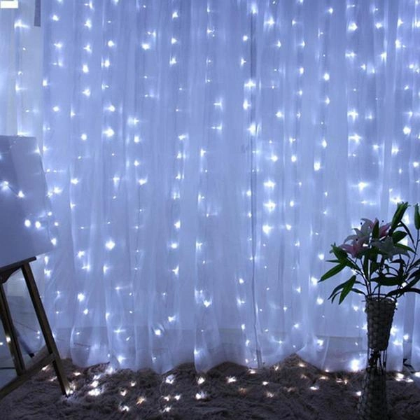 Гірлянда Світлодіодна Штора Xmas 200 LED 3х2 м Білий USB 2127560 фото