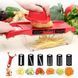 Овочерізка, тертка Mandoline Slicer 6 in 1 c контейнером, слайсер, тертка pr00012547 фото 4