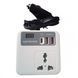 Автомобільний інвертор 12V-220V з USB та Type-C PD, Car Power, з дисплеєм sp10344 фото 2