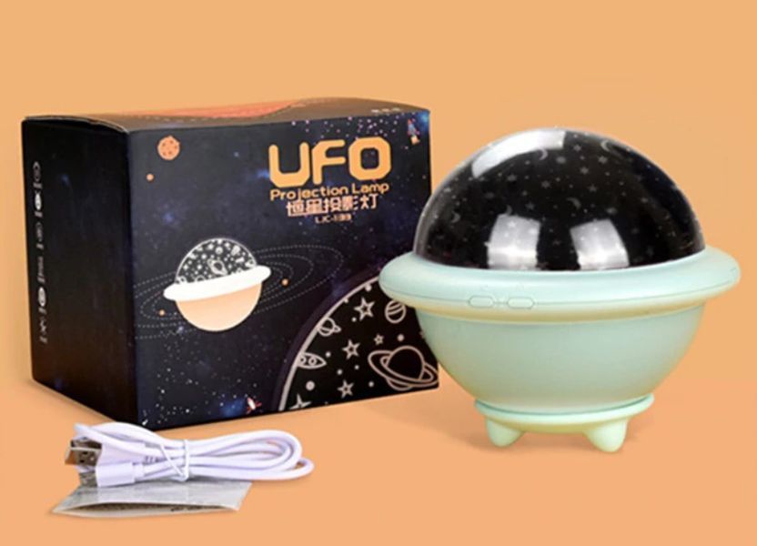 Нічник зоряне небо Night Light projection lamp, Дитячий нічник-проектор, М'який лід нічник pr3794 фото