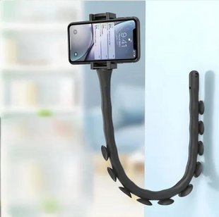 Гнучкий тримач для телефону із присосками Cute Worm Lazy Holder pr3236914 фото