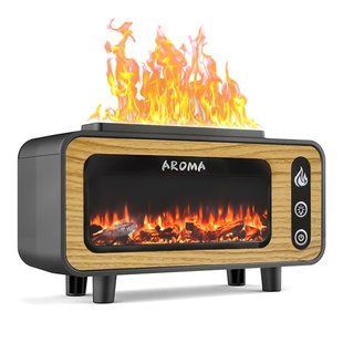 Світлодіодний USB зволожувач-аромадіфузор Vintage ретро Fireplace 50955252 фото