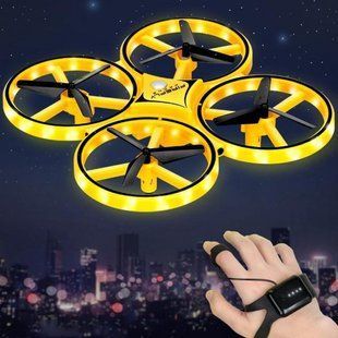 Квадрокоптер Tracker з керуванням від руки жестів, LED підсвічування alex569854 фото