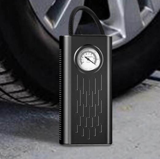 Портативний автомобільний компресор AND1322, насос від прикурювача 12V з манометром 2054184 фото