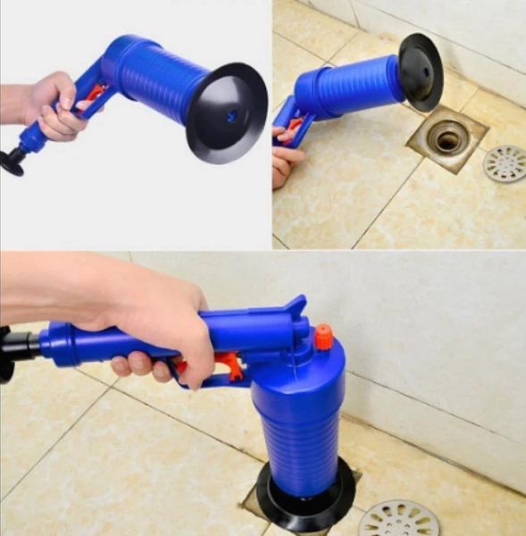 Toilet dredge GUN BLUE очищувач каналізації високого тиску Плунжер для раковини високого тиску pr1988336 фото