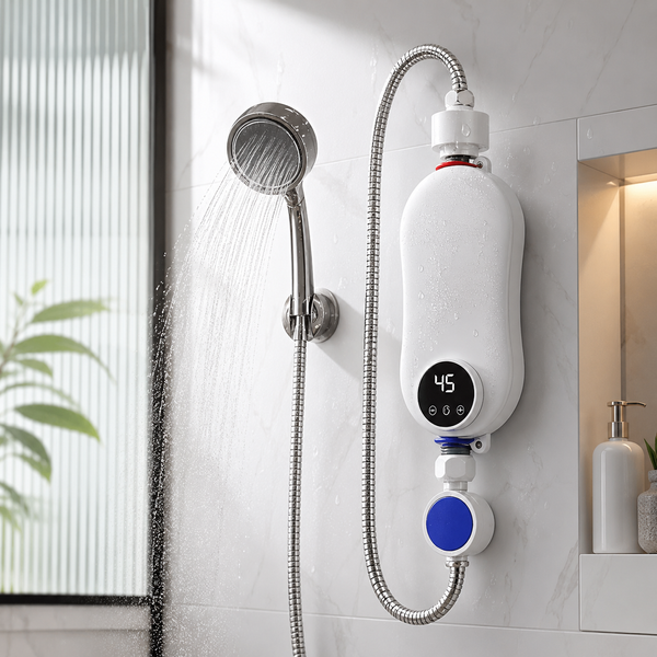 Проточний водонагрівач с душем Electric water heater RYK-007/212 G7695 фото