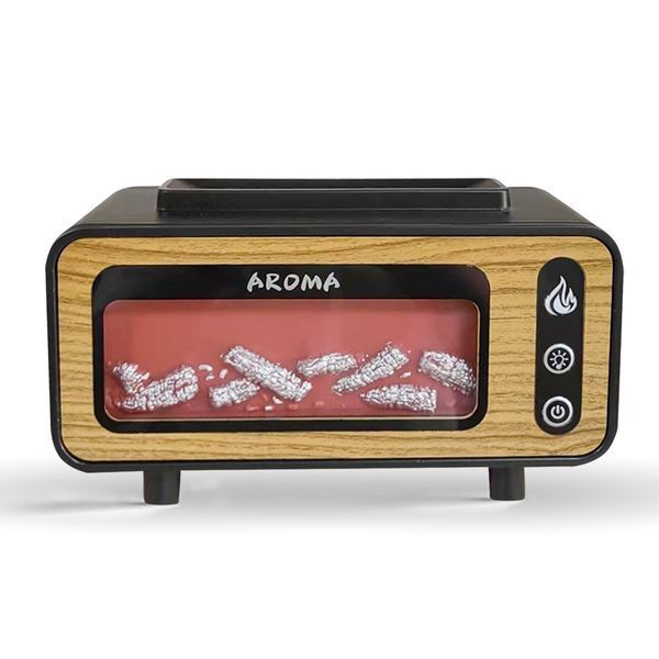 Світлодіодний USB зволожувач-аромадіфузор Vintage ретро Fireplace 50955252 фото