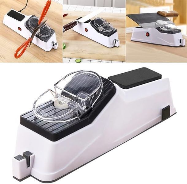 Електроточилка для ножів Electric Knife Sharpener USB / Точилка для ножів та ножиць 2053648 фото