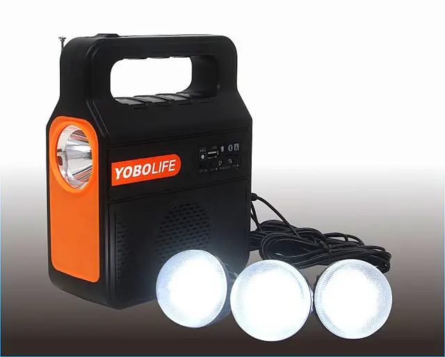 Портативна сонячна автономна система YOBOLIFE Solar Digital Kit 25 годин LM-3609 фото