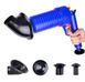 Toilet dredge GUN BLUE очищувач каналізації високого тиску Плунжер для раковини високого тиску pr1988336 фото 1