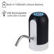 Електрична помпа для бутильованої води Automatic water dispenser з підсвічуванням на сулію 19 л Чорний 205301258 фото 6