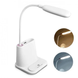 Рожева Акумуляторна настільна LED лампа Bionic Desk Lamp c USB виходом, органайзером та підставкою для смартфона 2050018/1 фото 8
