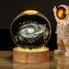 Світлодіодна кришталева куля, декоративна універсальна 3D нічниця, кришталева куля "Серце" Jam11414 фото 1