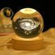 Світлодіодна кришталева куля, декоративна універсальна 3D нічниця, кришталева куля "Серце" Jam11414 фото 4