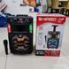 Портативна колонка з мікрофоном Kimiso QS-3810 Bluetooth для караоке пультом G3810 фото 4