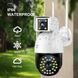 Бездротова Камера DUAL CAMERA P12 WIFI IP 360/90 V380PRO 3+3.0mp Поворотна вулиця з датчиком руху sp8760 фото 3