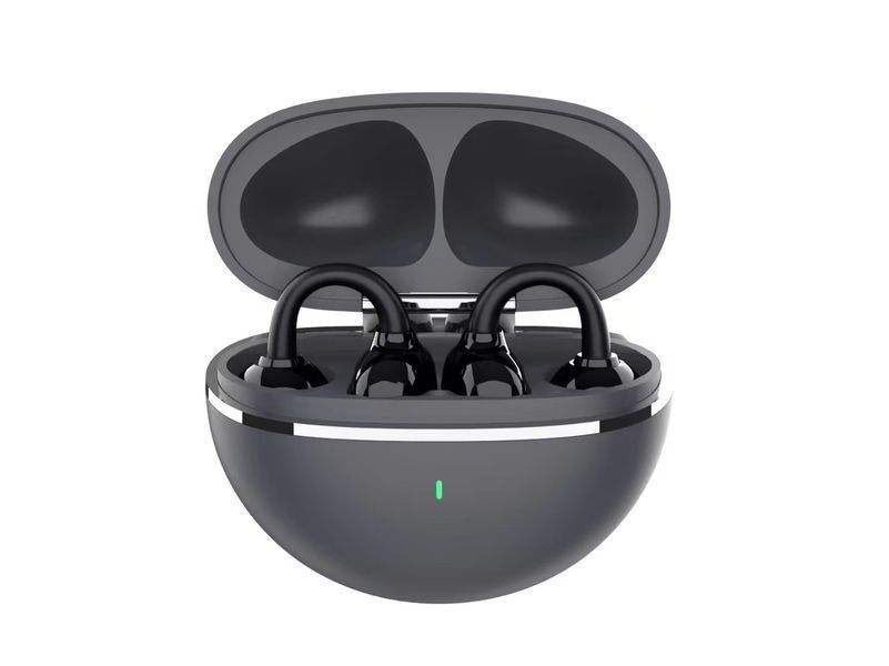 Бездротові спортивні навушники із затискачем на вухо Bluetooth 5.4 2019807 фото