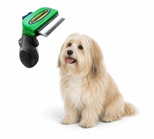 Фурмінатор з кнопкою для маленьких довгошерстих собак FURminator short Hair Small Dog 4.5 см 50948528 фото