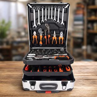 Набір інструментів tool set 235 предметів / Набір головок з тріскачкою / Автомобільний набір інструментів VEN-1654 фото