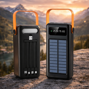 Зовнішній акумулятор / Повербанк YM-636CX 60000mAh / Power Bank SOLAR 4хUSB 2053468 фото