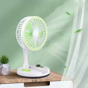 Настільний вентилятор з LED підсвіткою та USB, KC-7900 / Міні-вентилятор настільний акумуляторний Jam4869569869 фото