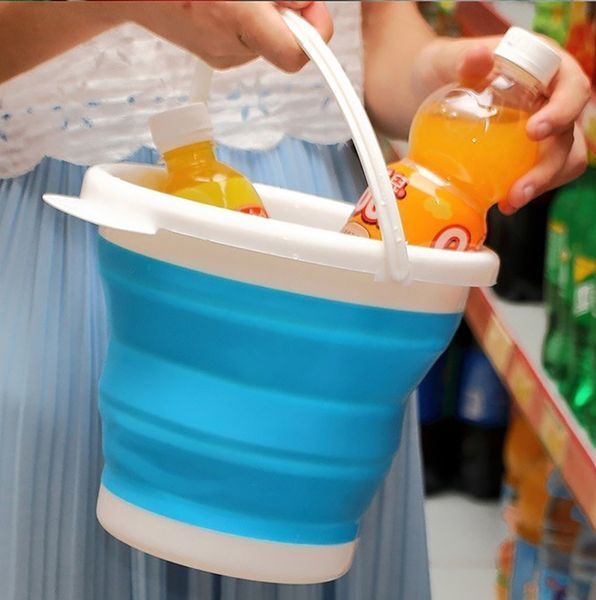 Складане силіконове відро 5л Collapsible Bucket pr4648000 фото