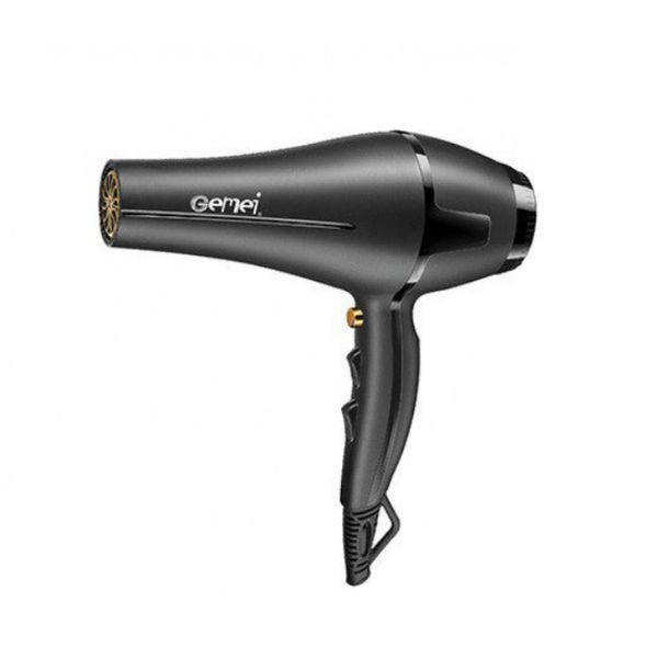 Професійний фен для волосся класичний Gemei GM-1763 Pro 2400W Потужний фен для сушіння та укладання 2051763 фото