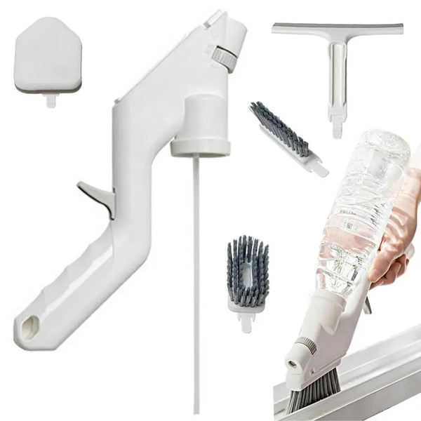 Щітка для прибирання усіх поверхонь 4в1 Water Spray Cleaning Kits ефективно та ретельно видаляє забруднення, не залишаючи подряпин і не пошкоджуючи поверхні M16154 фото