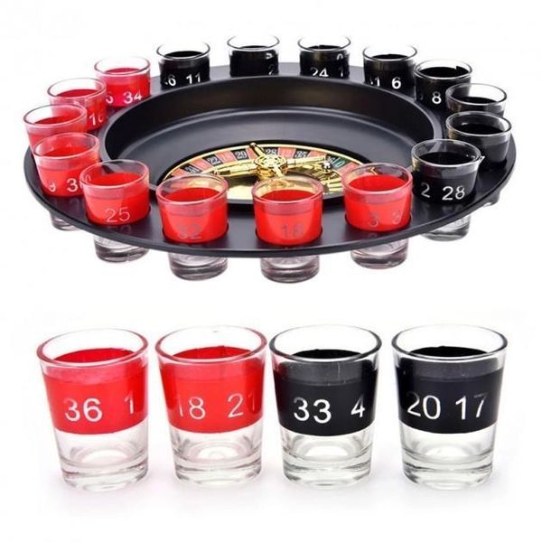 Рулетка зі стопками Drinking Roulette Set i3-90 алко рулетка казино на 16 чарок 22541441 фото