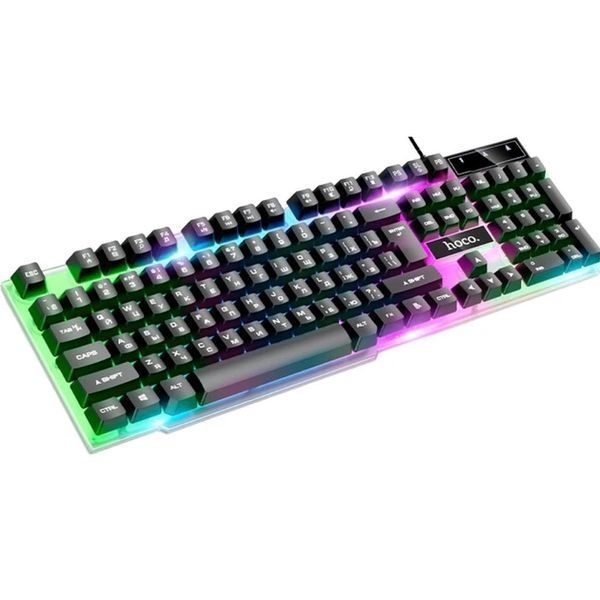 Ігрова клавіатура та мишка Hoco GM11 з підсвічуванням RGB MGM11 фото