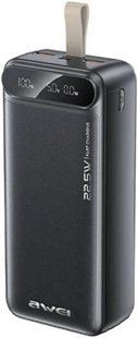 Зовнішній акумулятор Power bank Awei PA12 30000mAh PD22,5W швидка зарядка sp8413 фото