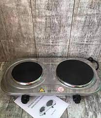 Настільна Електрична плитка на 2 конфорки Rainberg RB-007 3500W 2289055143 фото