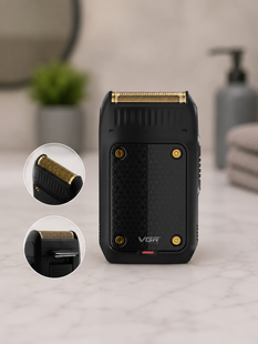 Мужская электробритва VGR V-353 USB / Аккумуляторный шейвер / Портативная бритва Шейвер для сухого бритья 2054828 фото