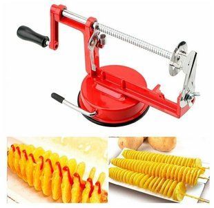 Машинка для різання картоплі спіраллю SPIRAL POTATO SLICER апарат для нарізування картоплі для чіпсів 205441210 фото