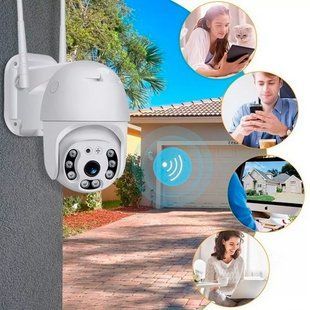 Вулична IP-камера стеження IP66 поворотна wifi камера зовнішнього відеоспостереження з віддаленим доступом Cam66 фото