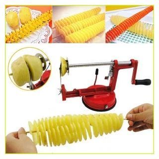 Машинка для різання картоплі спіраллю SPIRAL POTATO SLICER апарат для нарізування картоплі для чіпсів 205441210 фото