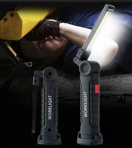 Акумуляторний ліхтар лампа світильник WORKLIGHT W-52 складаний (від USB/з МАГНІТОМ/з гачком) 540540450 фото