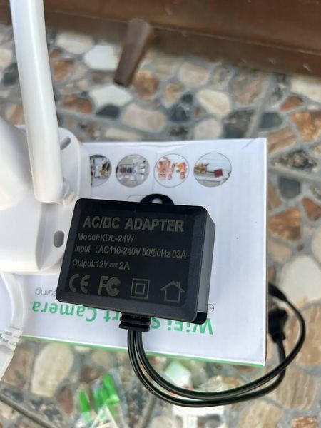 Вулична камера UKC Відеоспостереження WIFI IP бездротова зовнішня поворотна V380 Pro з блоком живлення 205225542001 фото