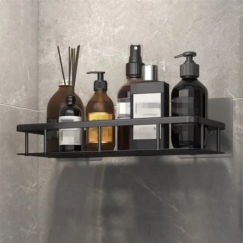Полиця у ванну (30х13х5, 5см) STORAGE RACK AND197, настінна / Органайзер для ванної кімнати на стіну G7485 фото