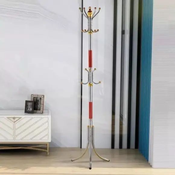 Металева підлогова стійка-вішалка для одягу Coat Rack тренога 16 гачків 5408797 фото