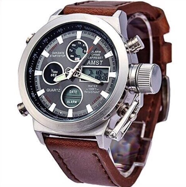 Наручний чоловічий годинник Amst Watch pr4688 фото