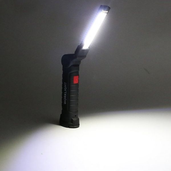 Акумуляторний ліхтар лампа світильник WORKLIGHT W-52 складаний (від USB/з МАГНІТОМ/з гачком) 540540450 фото
