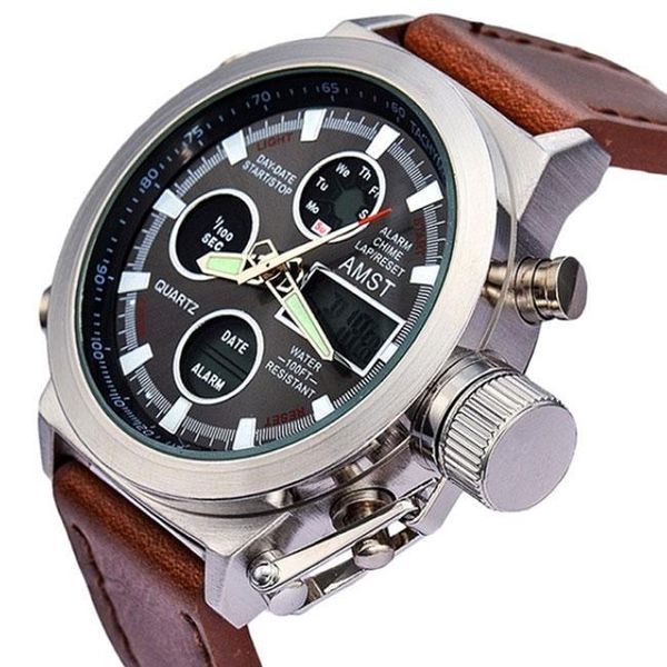 Наручний чоловічий годинник Amst Watch pr4688 фото
