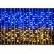 Патріотична гірлянда штора Прапор України 2*2м 160 LED класична IP44 M16905 фото 4