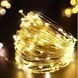 Новорічні гірлянди. Мідна дротяна лампа 100LED 10м, Теплий 9225885220199 фото 2